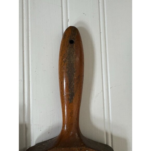 Vintage Pair Paint Brushes Wooden Handle French Farmhouse Cottage Craft Decor - Picture 11 of 12